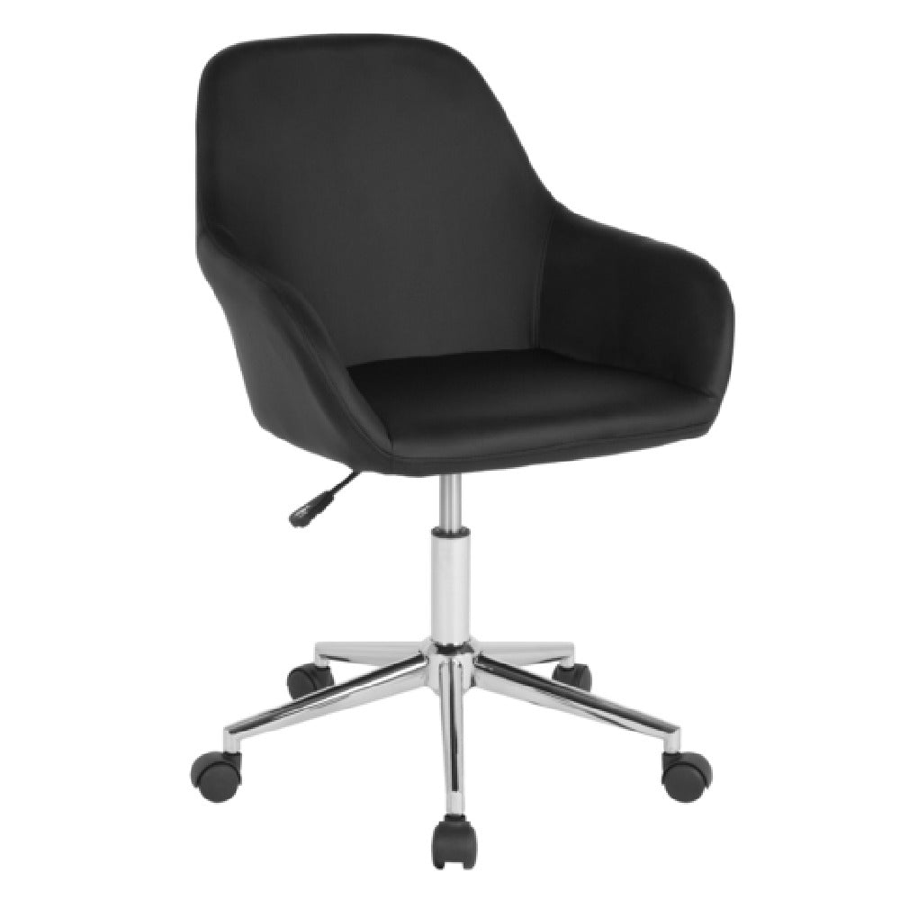 Flash Furniture DS-8012LB-BLK-GG Cortana Office Chair 16-1/2" To 21-1/2" Adjustable Seat Height