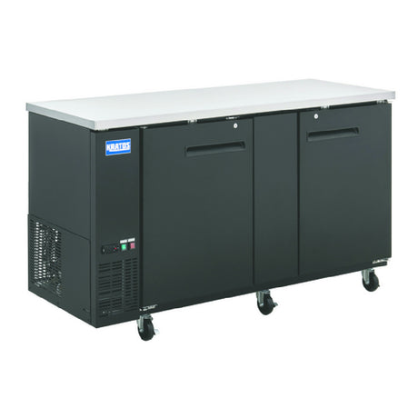 Hubert 127233 - Kratos Back Bar Cooler, 23.4 Cu. Ft., 69-3/25"W X 36-1/4"D X 38-3/4"H