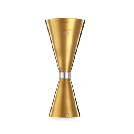 Mercer Culinary M37090GD Barfly® Slim Style Jigger 1 & 2 Oz. With Internal Marking Lines