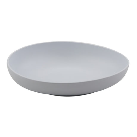 GET Enterprises B-5000-W Riverstone Entrée Bowl 50 Oz. (60 Oz. Rim Full) 10-3/4"L X 8"W X 2-5/8"H