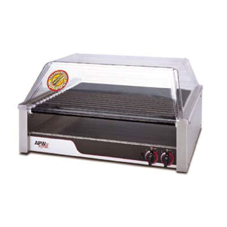 APW Wyott HRS-45 X*PERT™ HotRod® Hot Dog Grill Tru-Turn Rollers