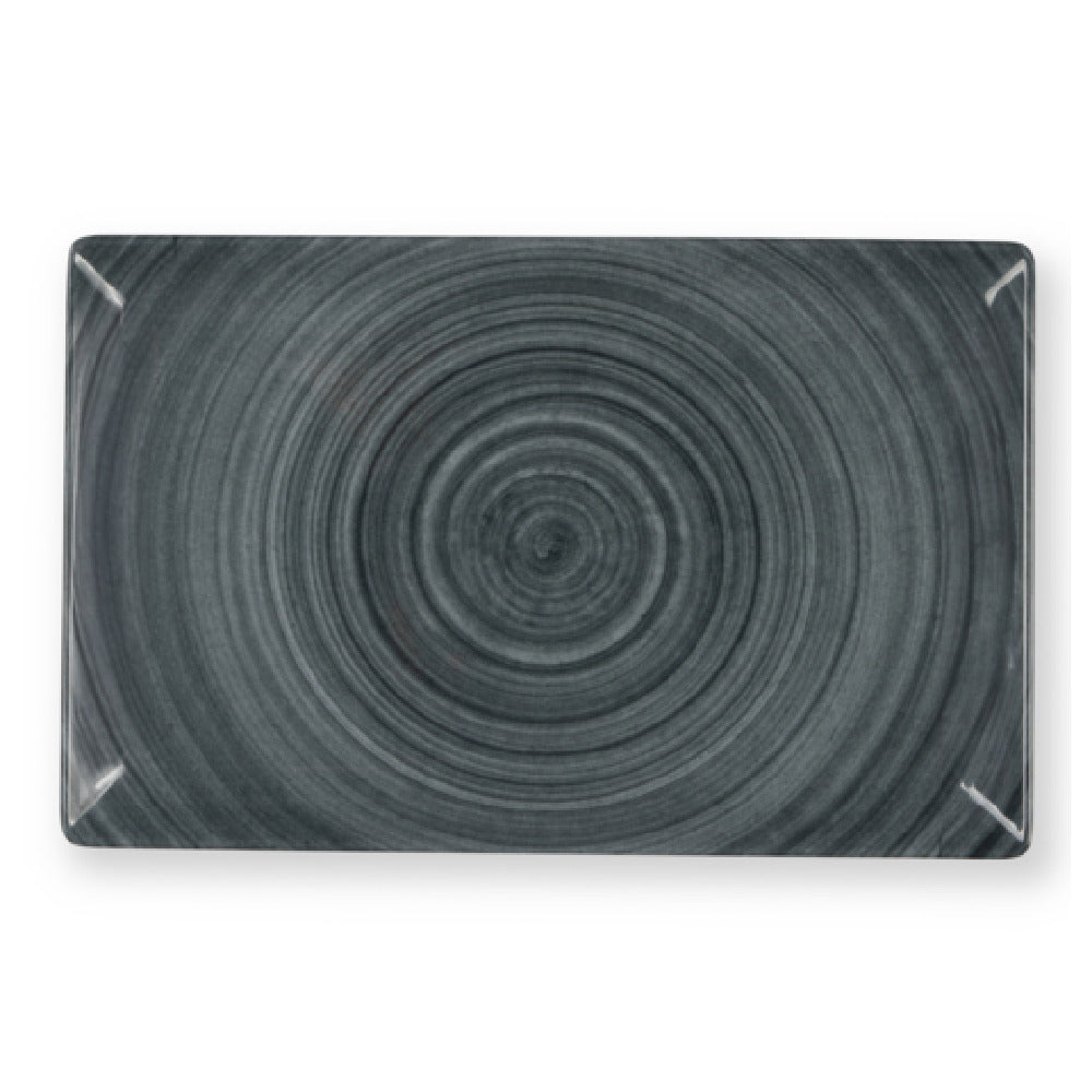 Bon Chef 54115-GR Brushstrokes Tray 12" X 7.5" H Rectangular