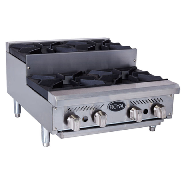 Royal Range Of California RHP-12-2SU_NAT Step-up Hotplate Gas Countertop