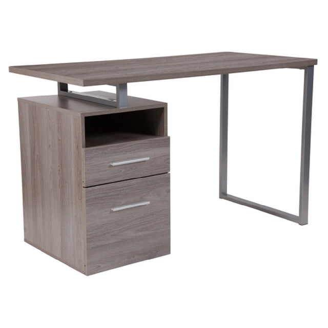 Flash Furniture NAN-JN-2634-GG Harwood Computer Desk 47"W X 23-1/2"D X 30-1/2"H Overall