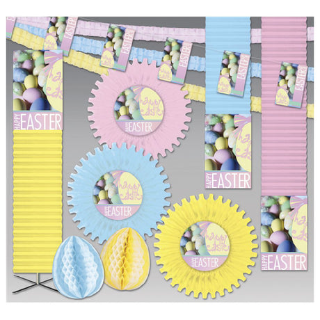 Hubert 20546 - Decoration Kit, Easter Eggs, 3000 Sq. Ft.