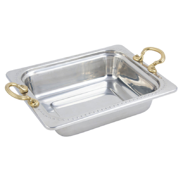 Bon Chef 5309HR Food Pan 1/2 Size 3 Qt. (96 Oz.) Capacity