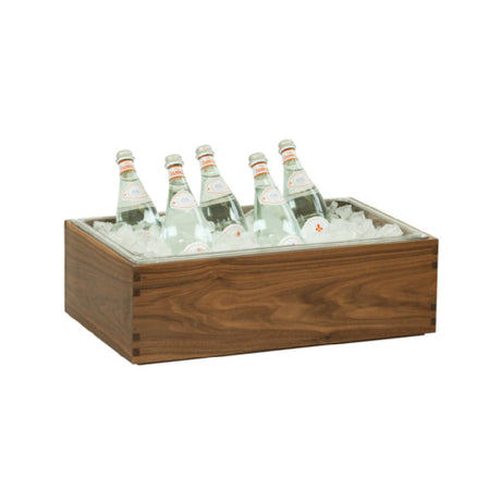 Cal Mil 23184-12-78 Sydney Ice Housing 21.25"W X 13.25"D X 7"H Walnut