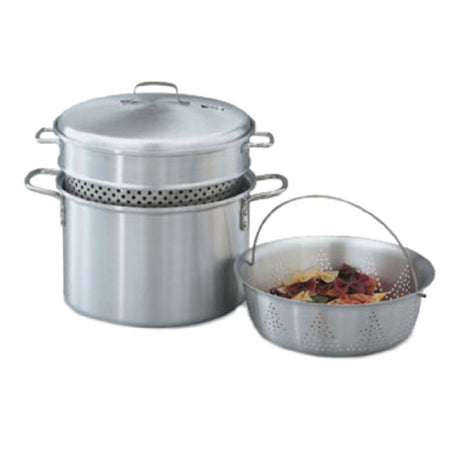 Vollrath 68126 Pasta Cooker/Vegetable Steamer 4-piece 8 Quart