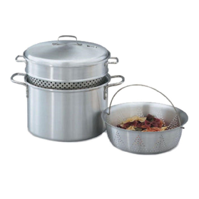 Vollrath 68126 Pasta Cooker/Vegetable Steamer 4-piece 8 Quart