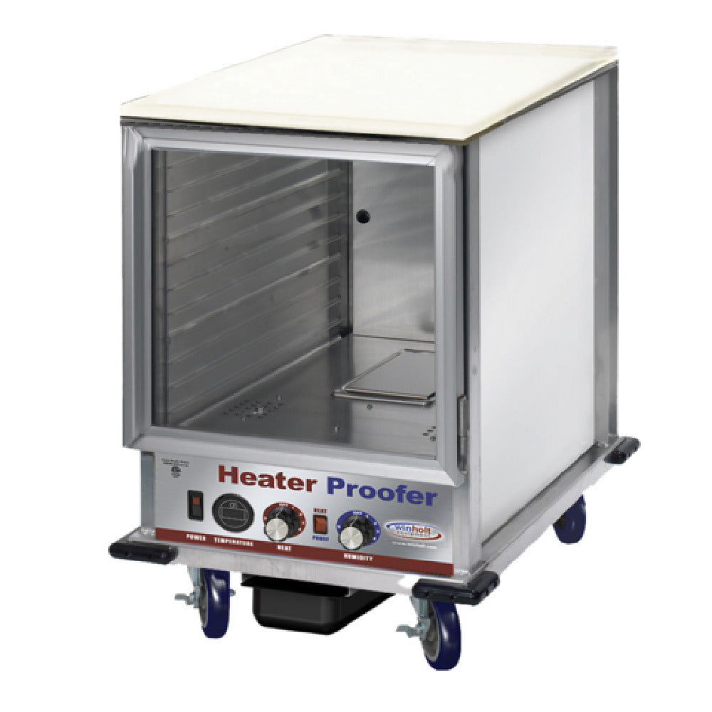 Winholt NHPL-1810HHC Non-Insulated Heater/Proofer Cabinet Mobile Half Height