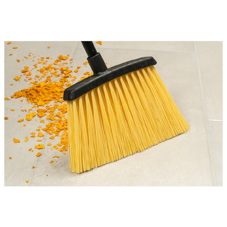 Carlisle 4688500 Carlisle Duo-Sweep® Unflagged Heavy Duty Angle Broom 48"L Black Metal Handle