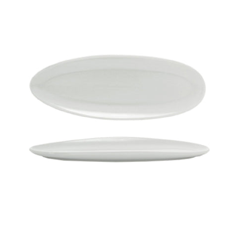 FOH DSU008WHP23 Tides™ Slim Plate 11-1/2" X 5" Oval