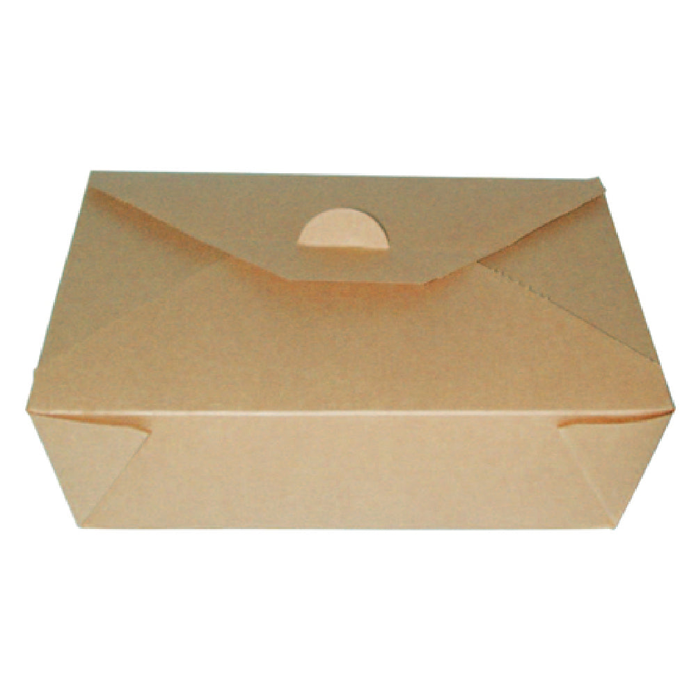 PacknWood 210BIO3K - Grab & Go Meal Box, 50 Oz., 8.25" X 6.25" X 2.6"