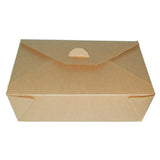 PacknWood 210BIO3K - Grab & Go Meal Box, 50 Oz., 8.25" X 6.25" X 2.6"