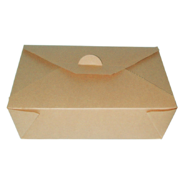 PacknWood 210BIO3K - Grab & Go Meal Box, 50 Oz., 8.25" X 6.25" X 2.6"