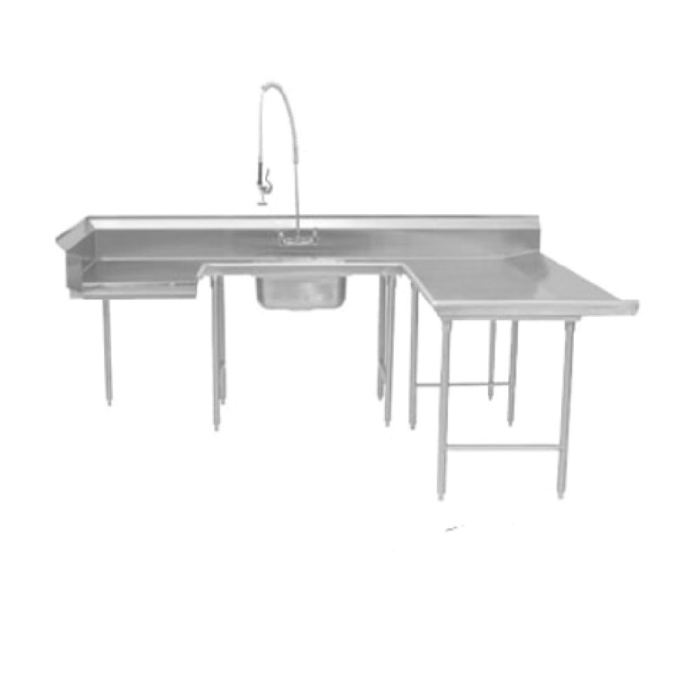 Advance Tabco DTS-U30-108R Dishtable Soiled U-shaped