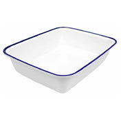 Bauscher Hepp TEW7612 - Enamelware Collection Dish, GN 1/2 Size, 4 Qt.