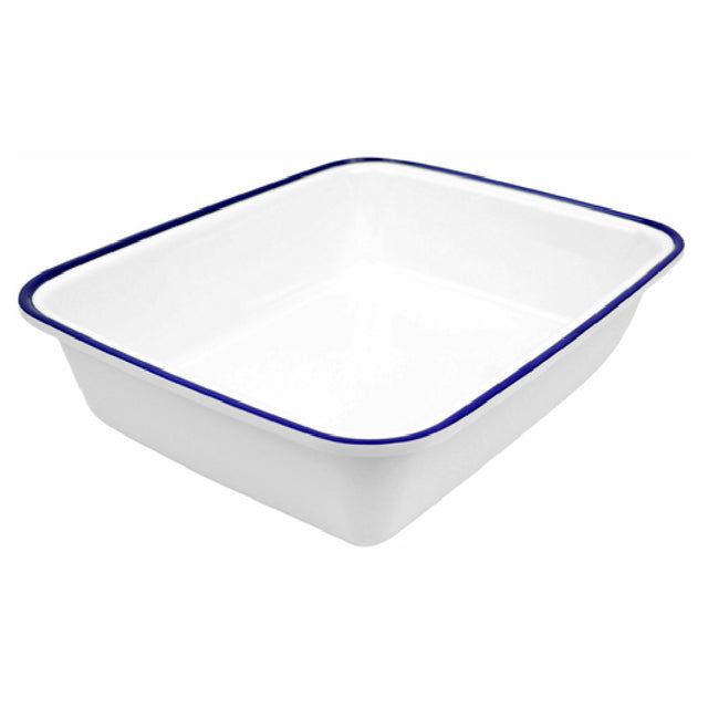Bauscher Hepp TEW7612 - Enamelware Collection Dish, GN 1/2 Size, 4 Qt.