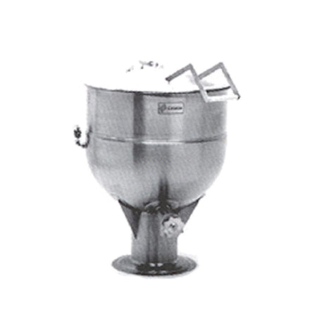 Legion LSP-100 Stationary Direct Steam Kettle 100-gallon 304 Stainless Steel Liner