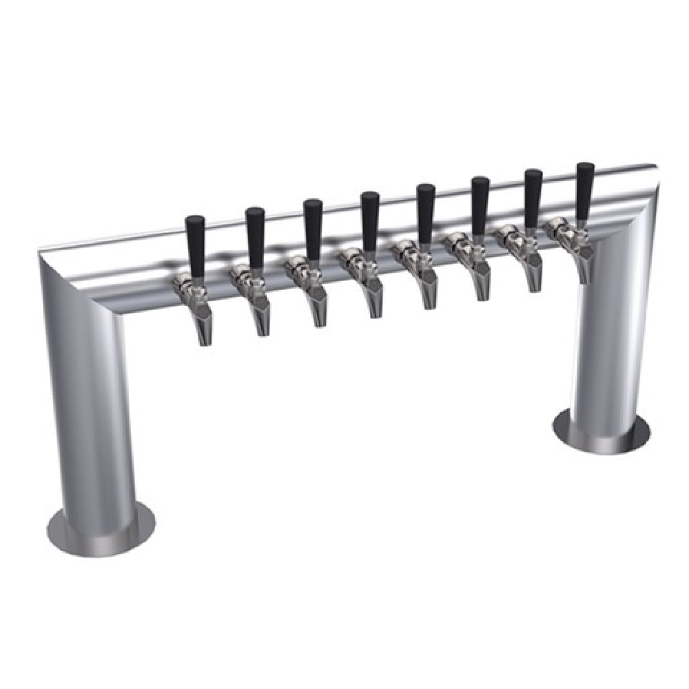 Krowne KPTU-8A Krowne Pass-Thru Tower Eight Faucets Handles And Faucets Not Included
