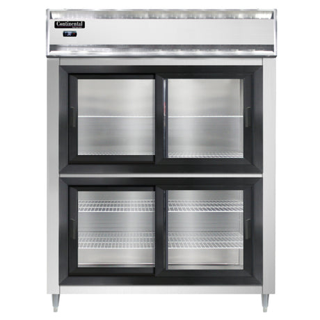 Continental Refrigerator D2RENSGDHD Designer Line Wide Refrigerator Reach-in 57"W