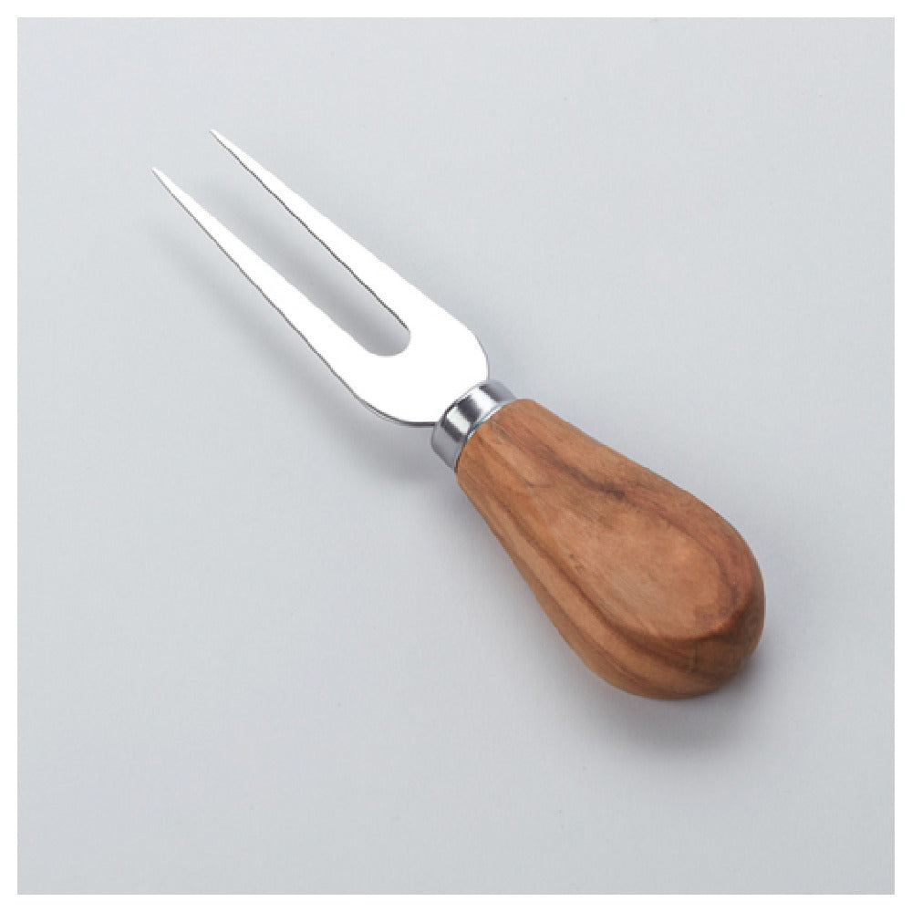 American Metalcraft CKOW8 Cheese Fork Hard Olive Wood Handle