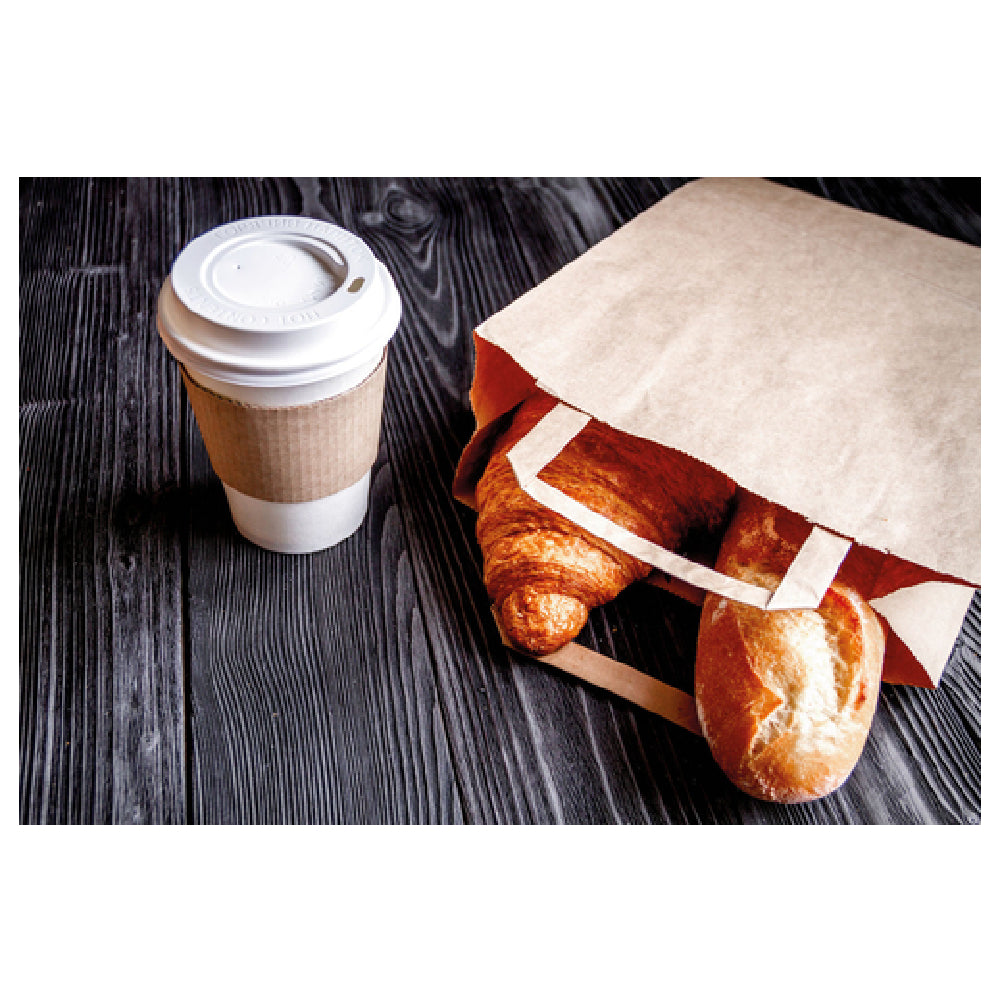 PacknWood 210CABTRN - Takeout Bag, 12.5" X 8.7" X 9.65", Large And Wide