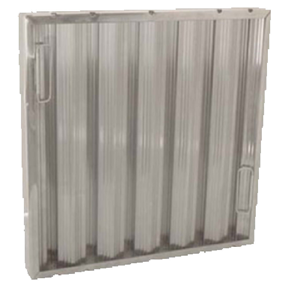 Franklin Machine Products 129-2045 Trine Baffle Grease Filter 10" X 16" X 2" Aluminum
