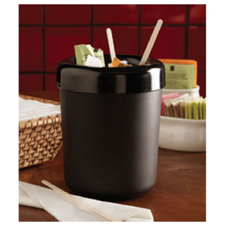 American Metalcraft MELWB Waste Bin 50 Oz. 5" Dia. X 6"H