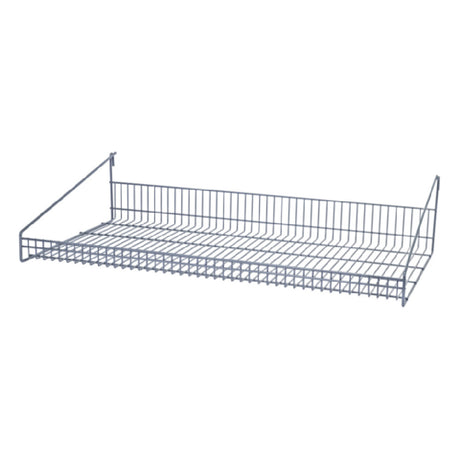 Quantum SG-LS1836GY Store Grid Shelf 36"W X 18"D X 7-1/2"H With Retaining Front Edge