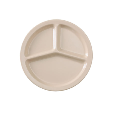 Yanco NS-702T Nessico Compartment Plate 10" Dia. 3-compartments