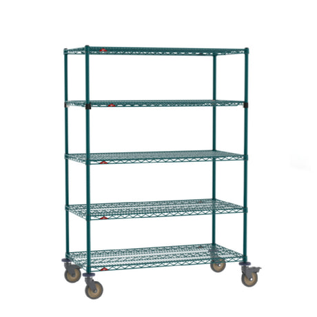 Metro SEZ-244868K3-MP-41 Super Erecta® Stem Caster Cart 48"W X 24"D X 68"H 5 Tiers