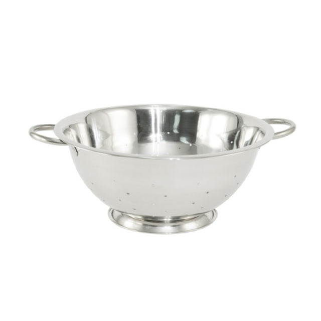 CAC China SMCD-8 Colander 8 Qt. 13-3/8" Dia. X 5-1/8"H