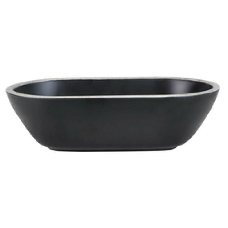 Elite Global Solutions B249102-SLVB Bowl 45 Oz. 10-1/8"L X 5-7/8"W X 3"H