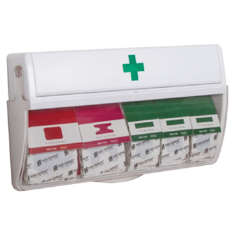 Carlisle MKBD100 San Jamar Mani-Kare® Bandage Dispenser Includes: (1) Large Patch Bandage Cartridge (10 Bandages Per Cartridge)