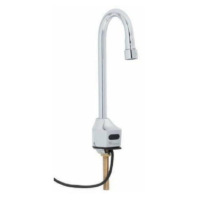 T&S Brass EC-3100-VF15 ChekPoint™ Electronic Faucet Deck Mount 4-1/8" Rigid Gooseneck With 1.5 GPM VR Aerator