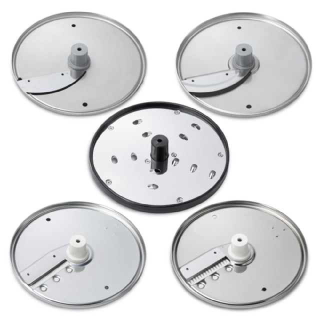 Eurodib 653868 Dito Sama Set Of 5 Discs 175mm Dia. (1mm And 6mm Slicer 7mm Grater 2mm Julienne/shredder 4mm Julienne/shredder)