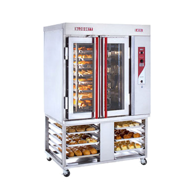 Blodgett XR8-G/STAND_LP Mini Rotating Rack Bakery Oven Gas (8) 18" X 26" Pan Capacity