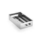 American Metalcraft SHMH1 - Stainless Steel Crate, 9-1/4"W X 5-3/8"D X 2-1/4"H, Hammered