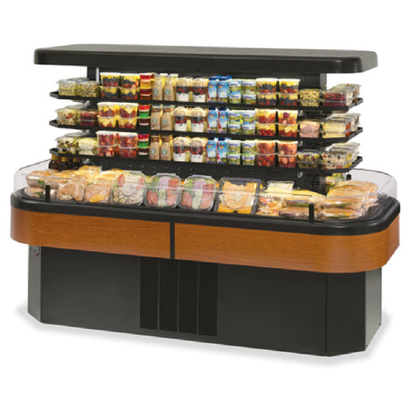 Federal Industries IMSS84SC-3 Specialty Display Island Self-Serve Refrigerated Merchandiser