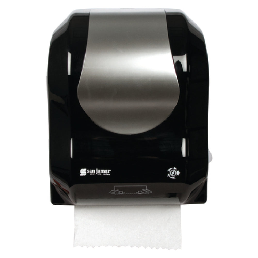 San Jamar T7470BKSS Simplicity Essence™ Hands Free Summit Towel Dispenser 12-3/8"W X 9-1/2"D X 16-1/2"H