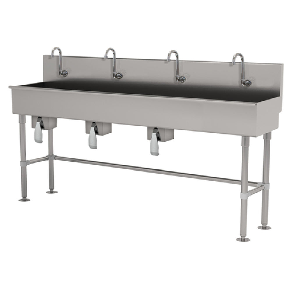 Advance Tabco 19-FM-80KV Multiwash Hand Sink With Stainless Steel Legs And Flanged Feet