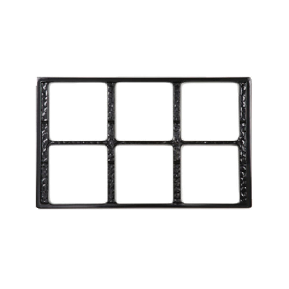 GET Enterprises ML-168-BK Tile Full Size (6) Cut Outs For Square Crocks (ML-150 And/or ML-149)