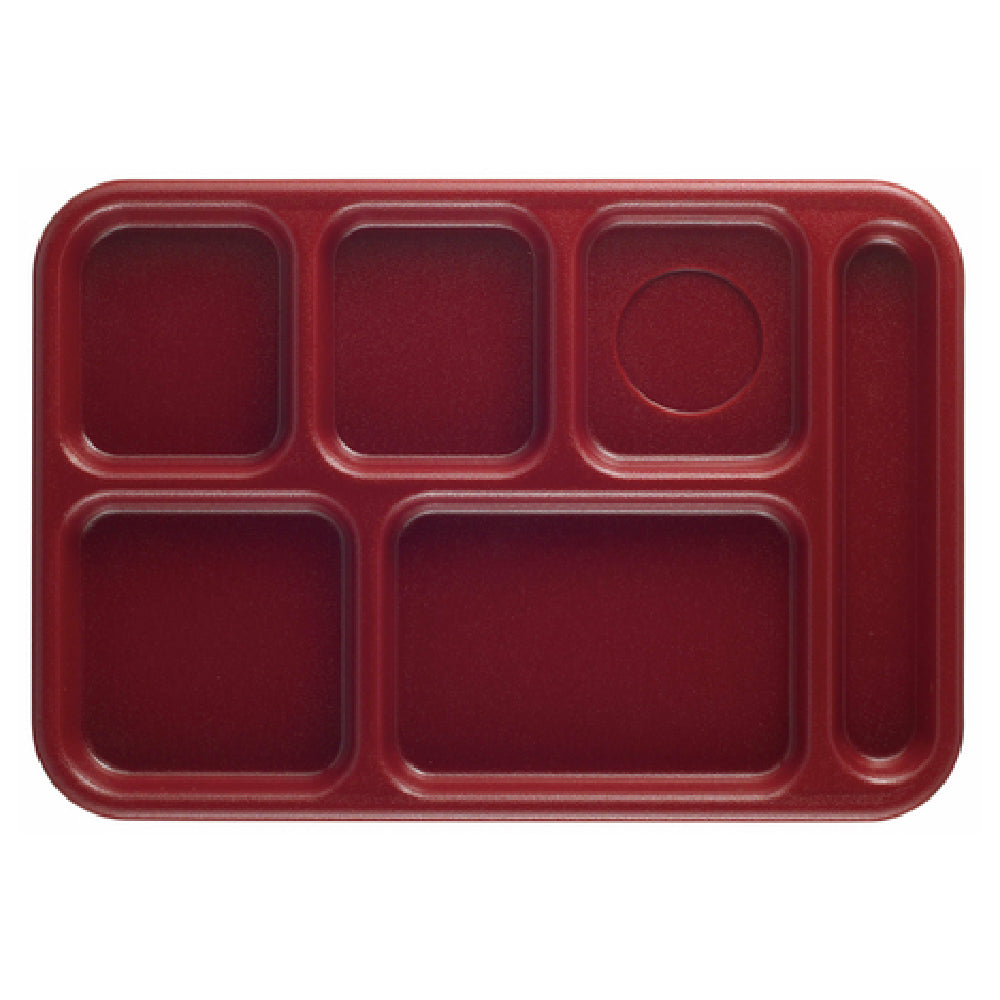 Cambro 10146CW416 Camwear® School Tray 6-compartment 10" X 14-1/2"