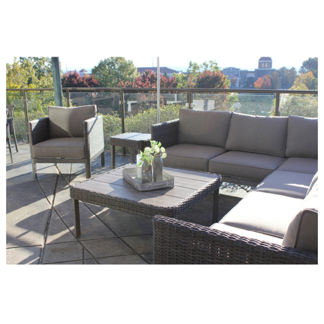 Plantation Prestige Commercial Furniture 8562020-0156 Santa Cruz Side Table 19"W X 19D X 22"H Square