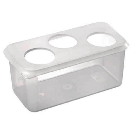 Carlisle 01472 Araven Squeeze Dispenser Organizer 12-3/4" X 6-7/8" X 6" GN 1/3 Size