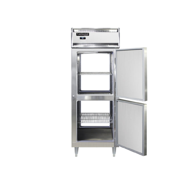 Continental Refrigerator DL1WE-SS-PT-HD Designer Line Heated Cabinet Extra Wide Pass-thru