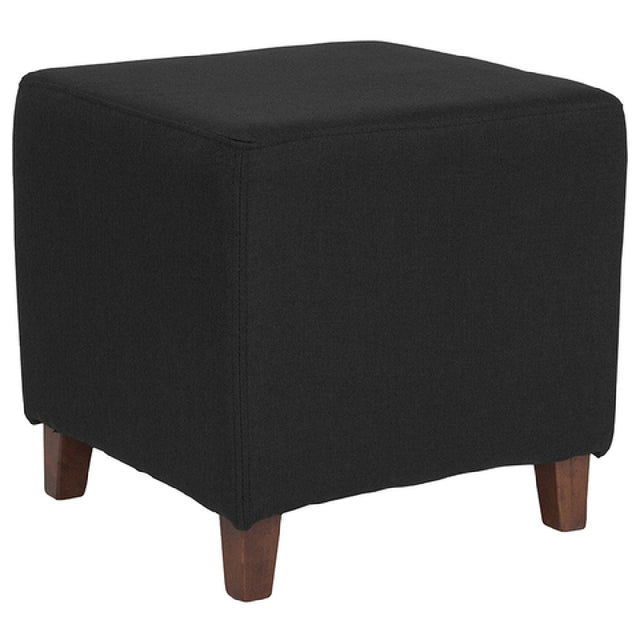 Flash Furniture QY-S09-BK-GG Ascalon Ottoman/Pouf 16-1/2"W X 16-1/2"D X 16"H Contemporary Style