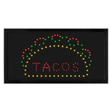 Alpine Industries ALP497-11 TACO Sign With Two Display Modes 19" X 10" LED Rectangular