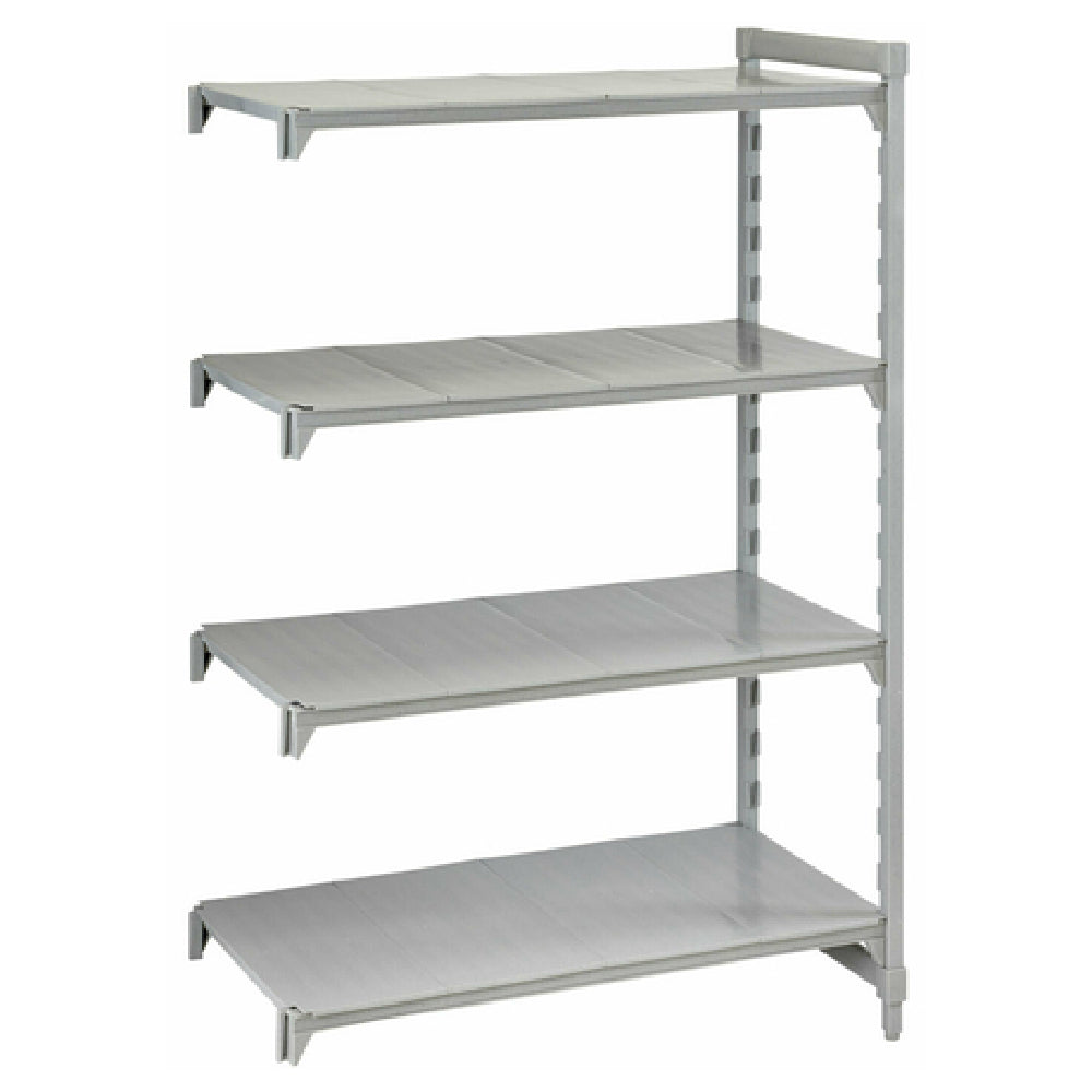 Cambro CPA183664S4480 Camshelving® Premium Add-On Unit 18"W X 36"L X 64"H 4-tier